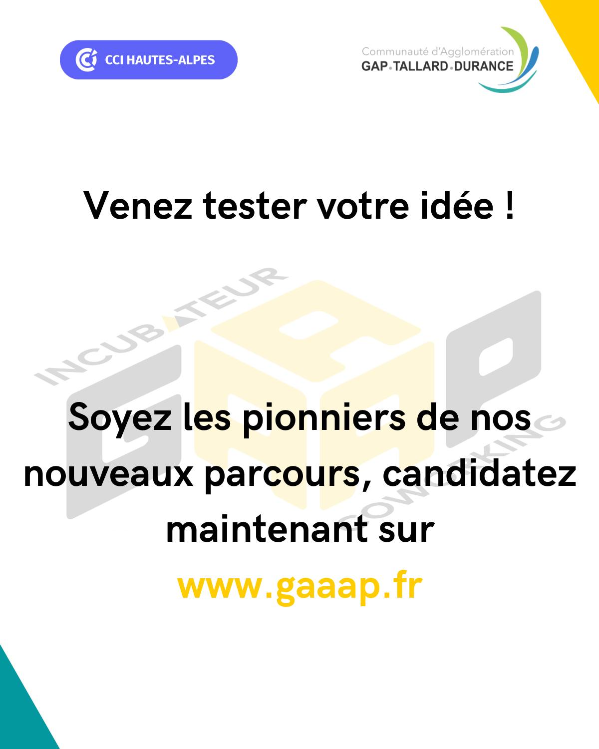 GAAAP testez vos idées