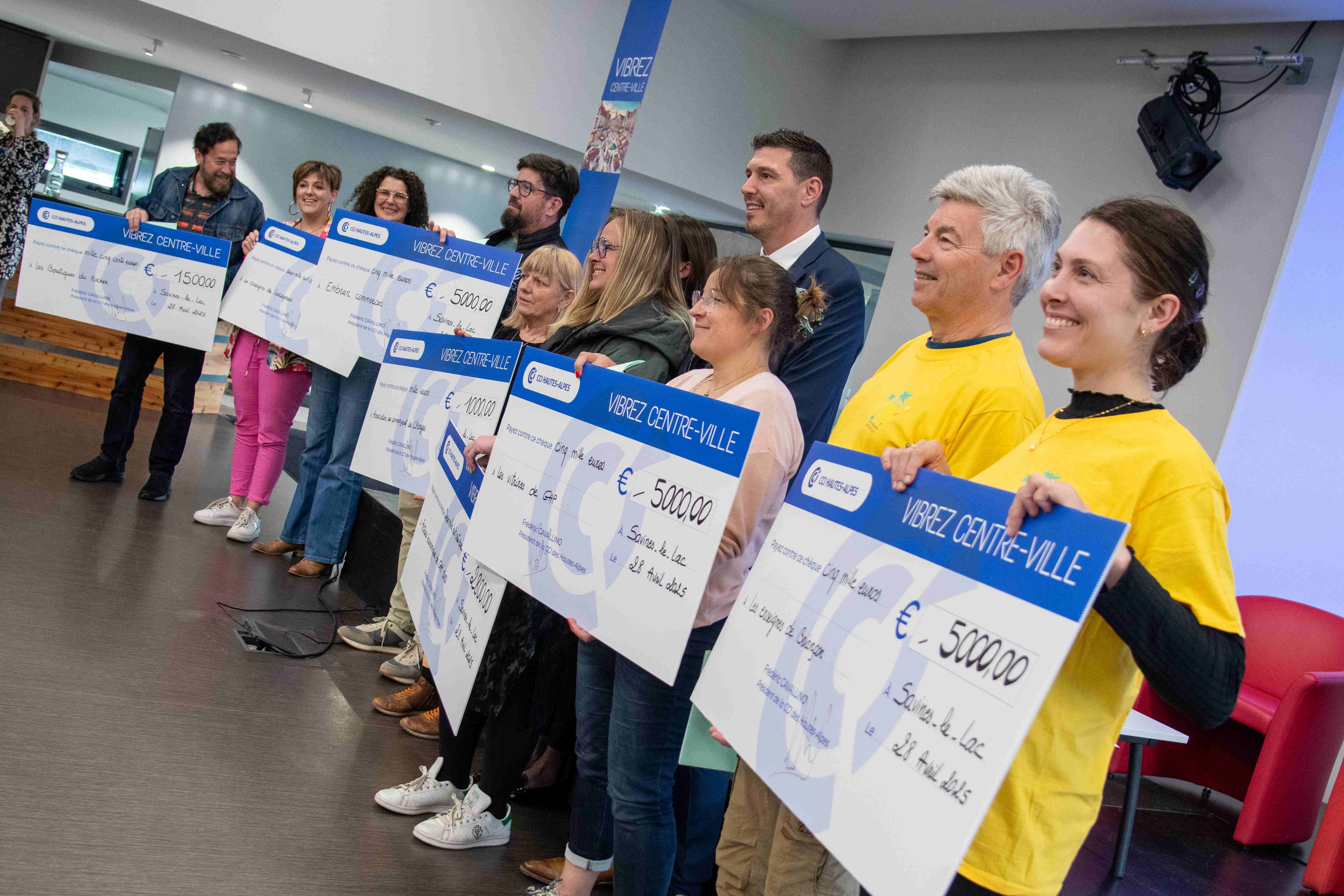 Remise subventions annuelles associations de commerçants